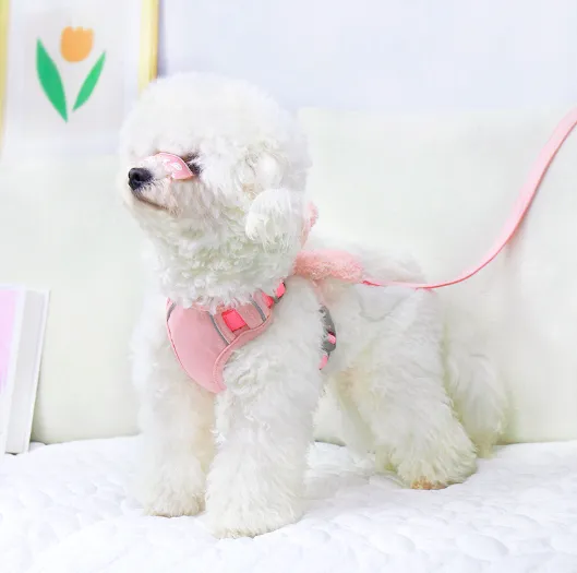 Cute Dog Harness And Leash Set price