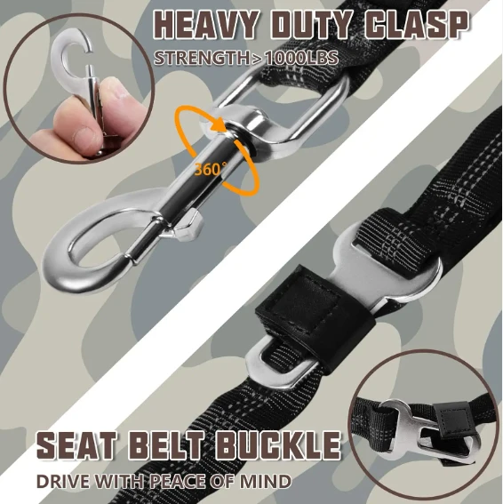 Dog Leash DL-001 With Bungee Design